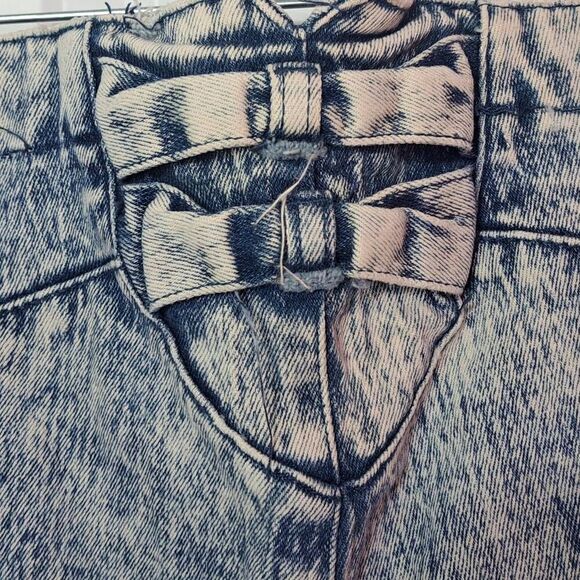 PURE JEANSWEAR Vintage 1980s Acid Wash Jeans size 7 - Picture 6 of 7